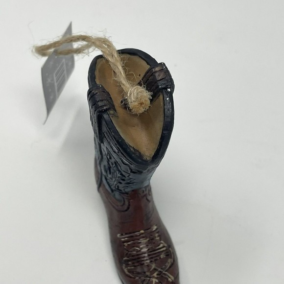 New Blue Cowboy Boot CHRISTMAS  ORNAMENT 3 Inch‎ Western Country Cowgirl - Picture 7 of 11